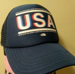 The north face usa hat trucker hat adjustable